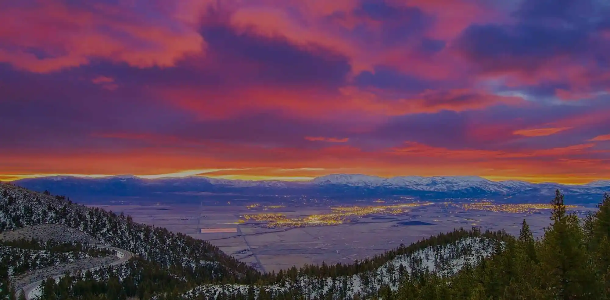 Sierra Nevada at sunset